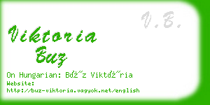 viktoria buz business card